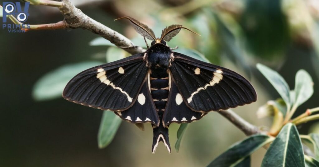 The black moth is closely linked to the unknown and the mysteries of life. Its dark color and nocturnal nature reflect the hidden aspects of the universe that we may not always understand.