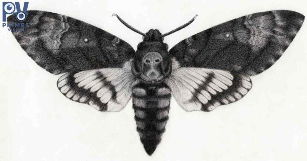 The black moth is a powerful symbol of the shadow self, the part of us that we often keep hidden.