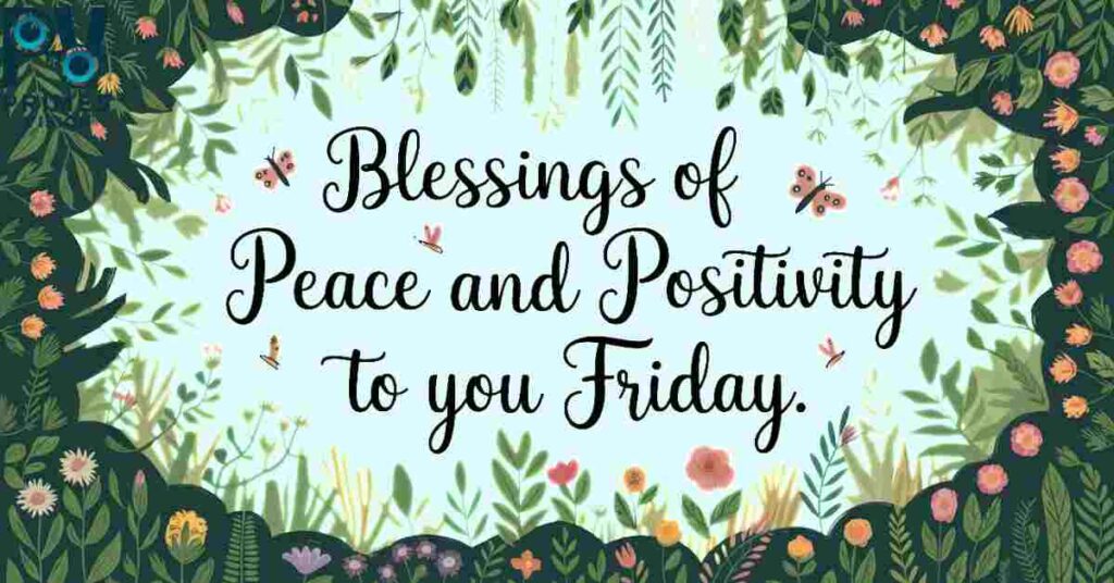 Friday Blessing images that show peace and positivity.