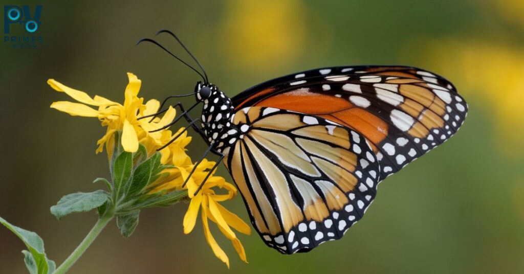 The butterfly’s transformation from a caterpillar reflects the spiritual change we undergo when we grow in faith.